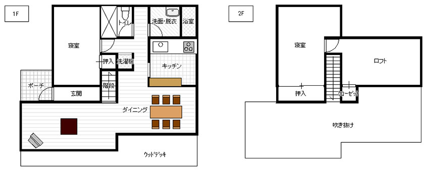 画像:間取り