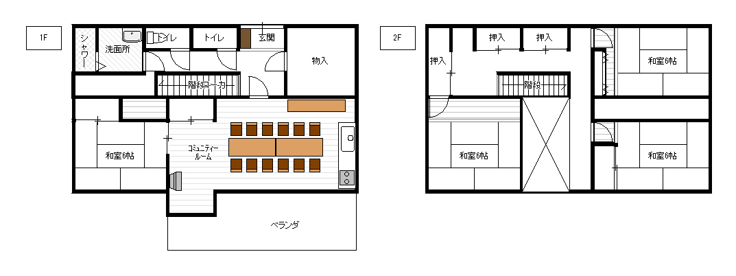 画像：間取り